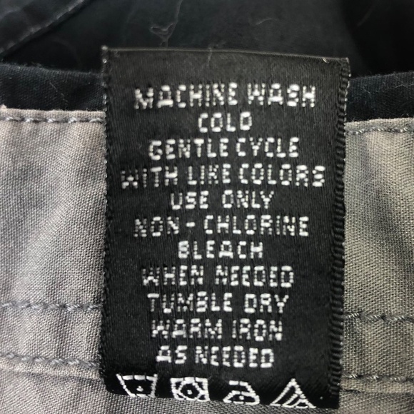 Michael Brandon black short sleeve button down shirt L - Picture 7 of 9